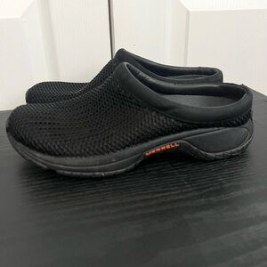 Merrell Encore Breeze Slip On Open Back Slides Shoes Lightweight Black Size 8